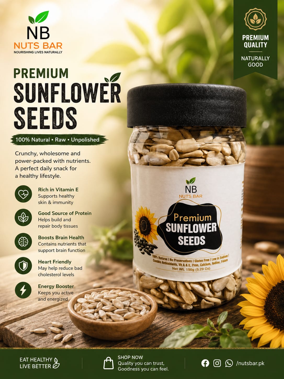 Premium Sunflower Seeds